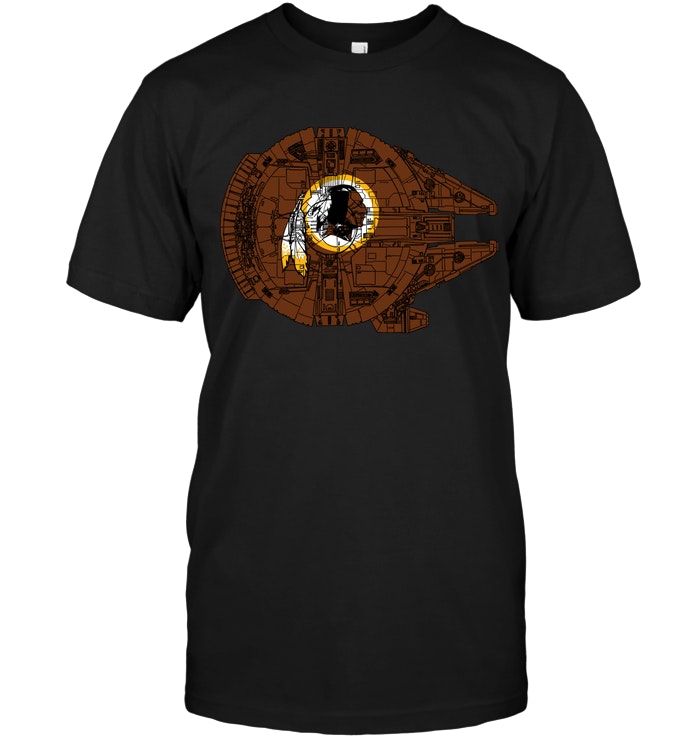 Washington Redskins "millennium Falcon" Star Wars T-Shirt